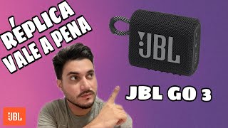 Réplica JBL:  GO 3 Caixa de som Bluetooth portátil [Analise/Review]