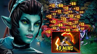 9Mins Unreal Battle Fury Phantom Assassin Unkillable 1000GPM Insane Burst Crit Dota 2