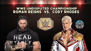 WWE Title Match | Roman Reigns vs Cody Rhodes | TLC | WWE Royal Rumble