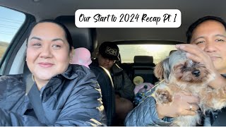 Vlog #206 Our Start to 2024 Recap Pt  1