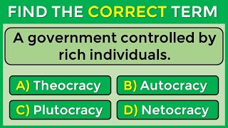 Vocabulary Challenge: Can You Score a Perfect 20/20 #challenge 22