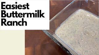 PLANT-BASED QUICK COOKING SHOW: Easiest Buttermilk Ranch