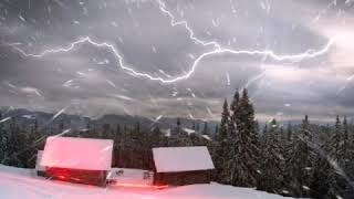 30 minutes thundersnow sounds  white noise for deep sleep