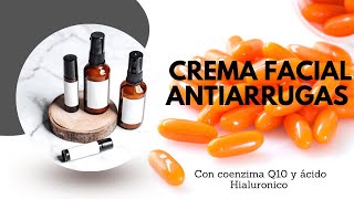 DIY Crema  facial antiarrugas con Coenzima Q10