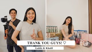 1M SUBSCRIBERS! + GIVEAWAY ♡ | Gabbi Garcia & Khalil Ramos