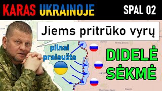 Spal 2: PIRMYN! Ukrainiečiai PRALAUŽIA RUSŲ GYNYBĄ Į PIETUS NUO BACHMUTO | Karas Ukrainoje Apžvalga