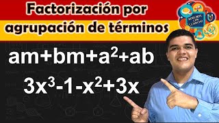 Factorización por agrupación de términos | Cómo factorizar por agrupación -  Ejercicio 1