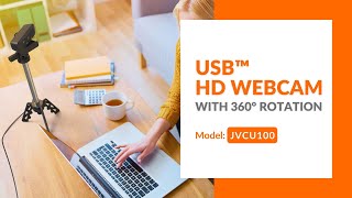 j5create USB™ HD Webcam with 360° rotation | Model: JVCU100