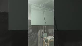 How to fix a drywall sheet if you work alone #shorts  #construction #russia #beforeandafter