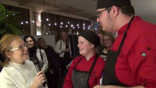 3 sisters dishes presented to judges at cook the books competition