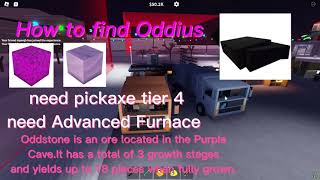 How to find Oddius(roblox)refinery cave