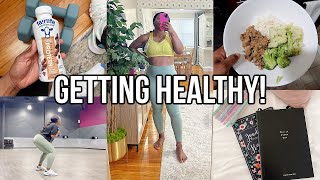 GET HEALTHY WITH ME! NEW ACTIVEWEAR, HEALTHY HABITS, FITNESS ROUTINE, EASY MEAL, GROCERY HAUL & MORE