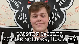 Salute To Service - U.S. Army Recruit Tristen Sattler