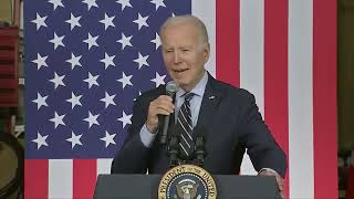 NEW - Biden: "Anybody who doesn't think that we have global warming, hang out with me, man.