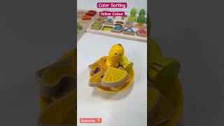 Colour Sorting | Yellow Colour | Educational Videos for Kids