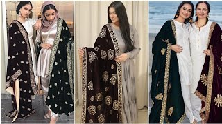 Plain Dresses With Heavy Embroidery Dupatta  Shawl  #shorts