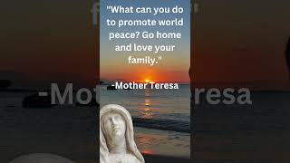 Mother Teresa Life Changing Quote What can you do to promote   #motherteresaquotes #motherterasa