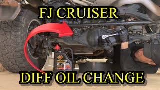 How to Change Diff Oil on Your FJ Crusier 4WD