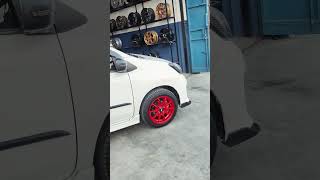 modifikasi agya Pake velg hsr indy ring 15 #jdm #agyamodifikasi #shorts