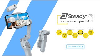 Brica B-Steady 2 Pocket AI | Smartphone Gimbal with AI Tracking