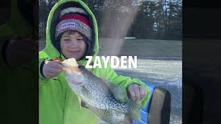 First Time Fishing With Zayden & Team IceHole Using Garmin Livescope 2022