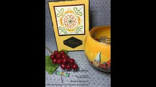 EMBOSSING PASTES AND STENCILS - FB LIVE FREE CLASS