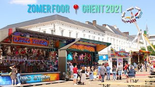 Zomer Foor Juli 2021 Ghent Belgium 4k. Summer Fair in July #ASMR #zomerfoor #4k #khadijaHasanlove