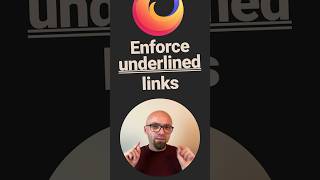 Enforce Underlined Links in Firefox