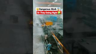 rain work | Dangerous work | shorts