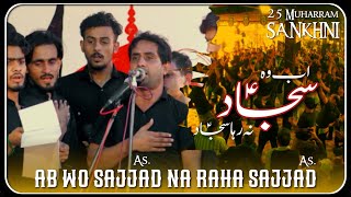 Ab Wo Sajjad Na Raha || Shahid Hussain Mirza Sankhnawii || 25th Muharram 2024 Sankhni #25muharram