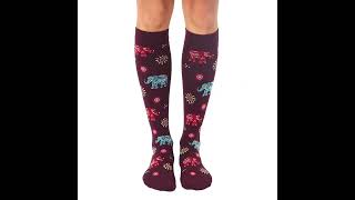 Most compression socks are only available in boring black or white