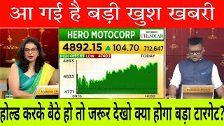 Hero motocorp share lastest news today || hero motocorp share lastest Target ||