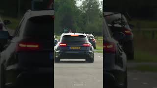 Audi RS6 C7 OVERTAKE on a narrow road!