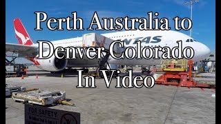 Perth Australia to Denver Colorado USA