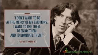 How to Manage Emotions Quotation by Oscar Wilde