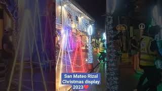 San Mateo Rizal Christmas display❤️ #pinasvacation #christmas #familychristmas