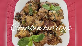 Нежные куриные сердечки в сметане.Cheaken hearts.Вкусные отбивные