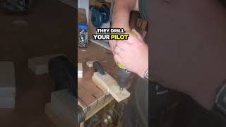 Drill hack, easiest way to Not split Wood!