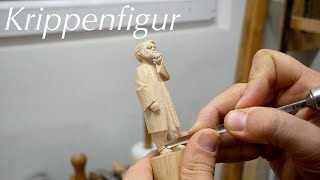 Eine personalisierte Krippenfigur schnitzen