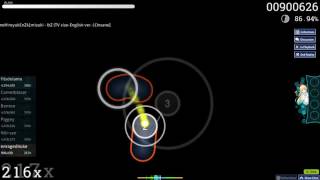 SawanoHiroyuki[nZk]:mizuki - &Z [Insane] | 86.60% 1x Miss | 4.54* | First Try