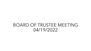 Board Meeting 04 19 2022 Executive Session Recap