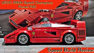 LEGO 76934 Speed Champions Ferrari F40 - LEGO Speed Build Review