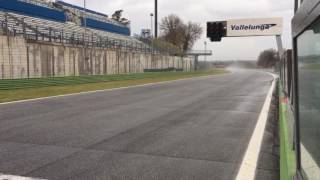 Electric GT - Tests Electric GT Car at Vallelunga (Wet Conditions)