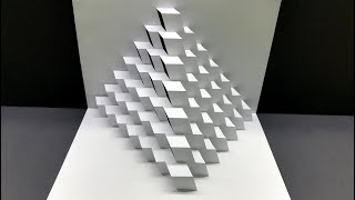 3D Geometry Card｜Pop Up Card｜Kirigami｜Paper Art｜Origami｜幾何彈出卡片 #372