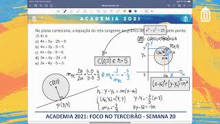 TERCEIRÃO - SEMANA 20 (M3) - Rui Lima - Geometria Analítica: Circunferência