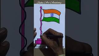 Our National Flag 🇮🇳 Colouring #shorts #satisfying #coloring #independenceday #15august #️⃣73