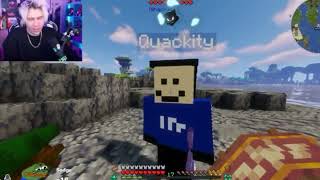 Quackity no Sabe en cual Bando Estar si Con Luzu o Rubius | Karmaland 5