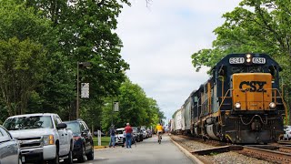 “The L134 Symphony!” AMAZING HORN ACTION From CSX L134 With Jingle Bells & 5 SAAHCs!