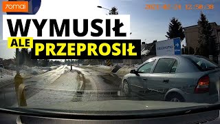 "Niespodziewanie straciłem pierwszeństwo :D". Film z wideorejestratora.