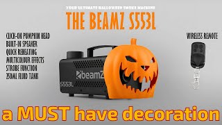 You NEED a Smoke Machine! BeamZ S553L Halloween Party Pumpkin Smoke Machine 🎃